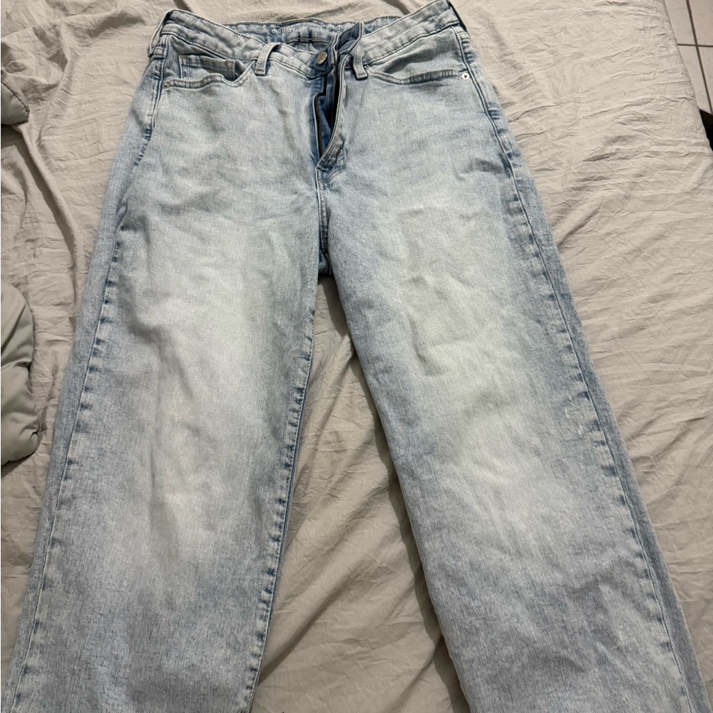 Light Blue Women's Jeans og loose